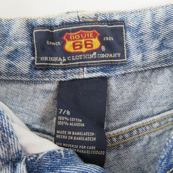 Vintage Jean Shorts High Rise Distressed Mom Shorts - Picture 5 of 6